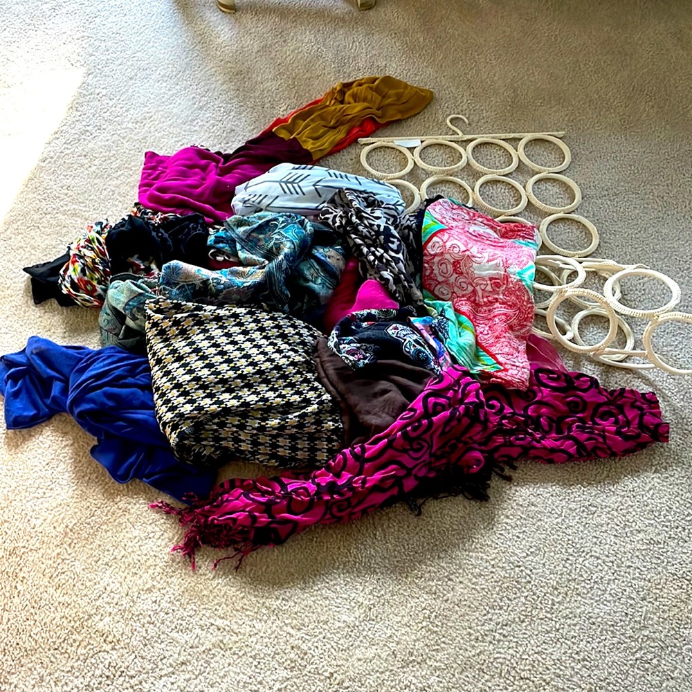 Scarves, scarves, scarves!